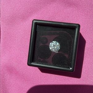 🔚 Moissanite round cut gemstone